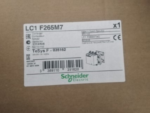 SCHNEIDER LC1F265M7 220VAC+LADN22+LX1FH2202 ราคา 18,018 บาท