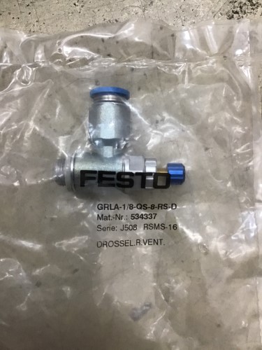 Regolatore Di Flusso Festo GRLA-1/8-QS-6-RS-B 162965 &ndash; Nuovo Di Zecca