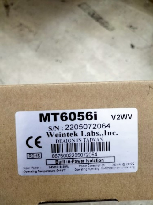 Touch Screen WEINVIEW MT6056I V1WV E V2WV - Digitalizzatore In Vetro Con Film