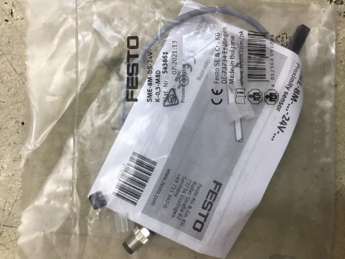 FESTO SME-8M-DS-24V-K-0,3-M8D 543861 PLC Sensor Module – New - View #4