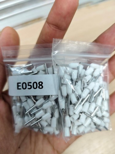 CORD END ปลายสาย ITEM NO. E0508 WHITE ราคา 1.40 บาท