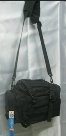 *กระเป๋าสะพาย+คาดเอวสีดำ