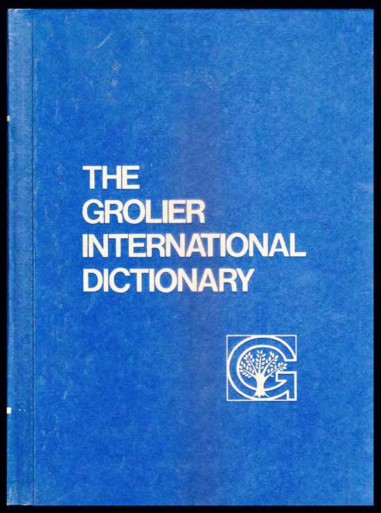 THE GROLIER INTERNATIONAL DICTIONARY (2 เล่ม v-1/v-2)