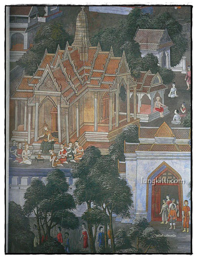 จิตรกรรมฝาผนังพระพุทธรัตนสถาน ตามแนวพระราชดำริ 9