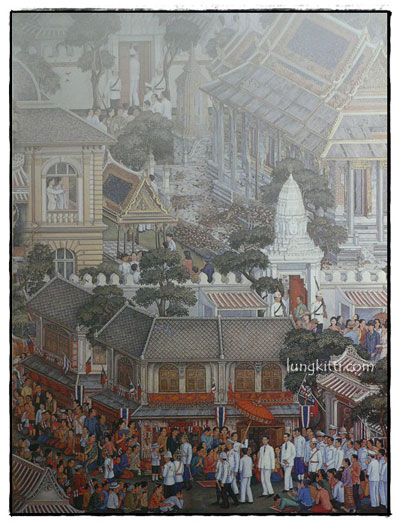 จิตรกรรมฝาผนังพระพุทธรัตนสถาน ตามแนวพระราชดำริ 25