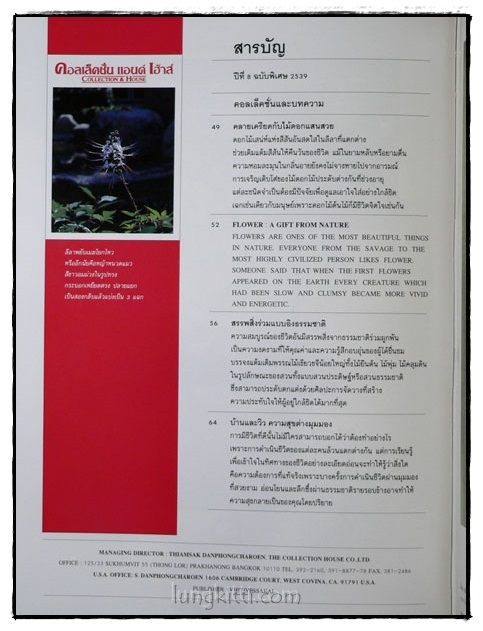 คอลเล็คชั่น แอนด์ เฮ้าส์   HOME  VIEW  ปีที่ 8 ฉบับพิเศษ 2539 2