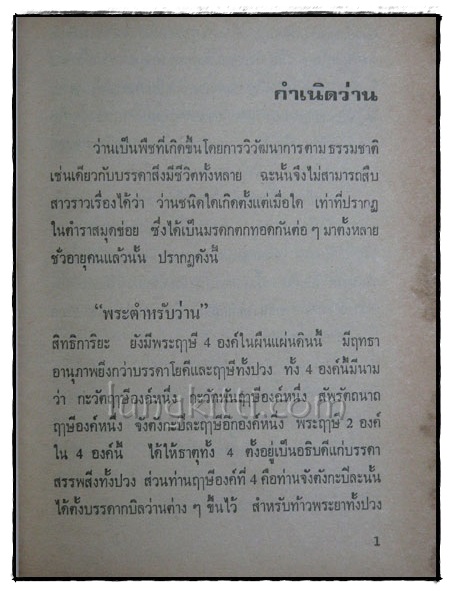 ตำราคุณลักษณะว่านและวิธีปลูกว่าน 7