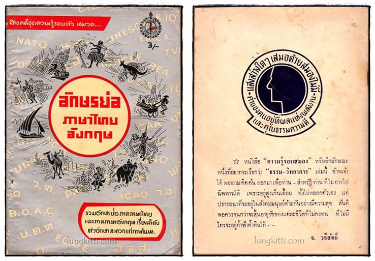 สารคดีความรู้รอบตัว หมวด อักษรย่อ ภาษาไทย – อังกฤษ 1