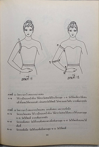 ตำราเรียนตัดเสื้อสตรี ชุดนพเก้า 2 4