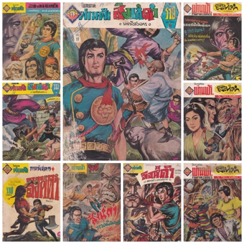 นิยายภาพ สิงห์ดำ (ภาคพิสดาร) / โดย ราช เลอสรวง (แยกขาย)