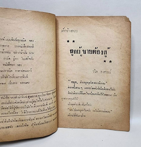 ลูกผู้ชายต้องสู้ / วิไล ลงกรณ์ 2