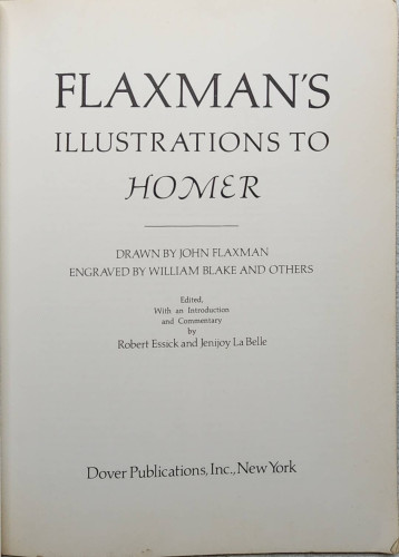 Flaxman's Illustrations to Homer 1