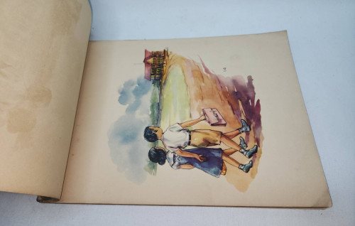 คู่มิอครูชั้นประถมศึกษาปีที่หนึ่ง ภาพผนัง สำหรับหนังสือ 