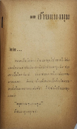 อ้ายแมงมุม / เพลิง กัมปนาท 2