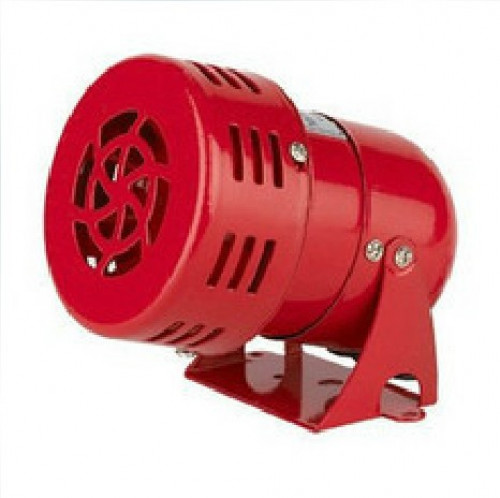 MINI SIREN AC 220V ส่งเสียงหวอเตือนภัย สีแดง 0