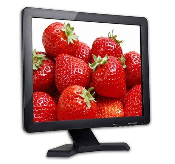 LCD Monitor 15 inch AV / BNC / PC / TV / Audio / HDMI / USB   พร้อมอุปกรณ์ รับประกัน 1ปี 2