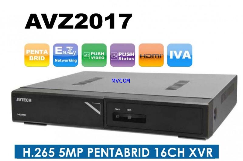 AVTECH DVR 16CH XVR  PENTABRID H 265 (5MP)รุ่น AVZ2017 รับประกัน 2 ปี 0