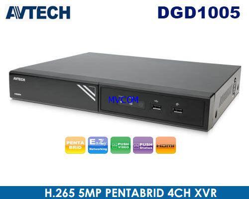 AVTECH DVR 4 CH (5 MP) รุ่น DGD1005 XVR รับประกัน 2 ปี 0