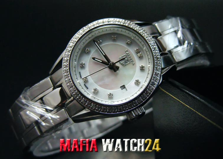 M0233 TAG Heuer Carrera Lady Diamond Dial and Bezel 27 mm