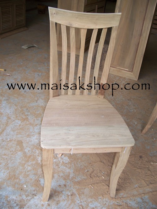 เฟอร์นิเจอร์ไม้สัก (Furniture)  เก้าอี้,เก้าอี้ไม้,เก้าอี้ไม้สัก แบบ เล่น มุมเว้า โค้ง