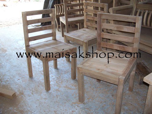 เฟอร์นิเจอร์ไม้สัก  (Furniture) เก้าอี้,เก้าอี้ไม้, เก้าอี้ไม้สัก,แบบโมเดิร์น