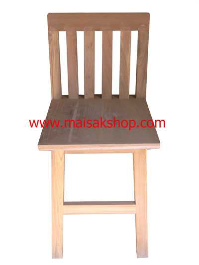เฟอร์นิเจอร์ไม้สัก  (Furniture) เก้าอี้,เก้าอี้ไม้,  เก้าอี้ไม้สัก แบบบาร์001