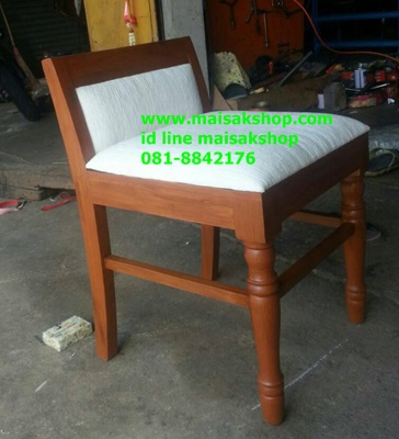 เฟอร์นิเจอร์ไม้สัก(Furniture)  โต๊ะเครื่องแป้ง+เก้าอี้ 1