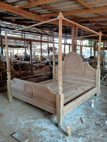 เตียงนอนไม้สักมีเสามีหลายขนาดให้เลือก _Copy_Copy_Copy_Copy_Copy 2