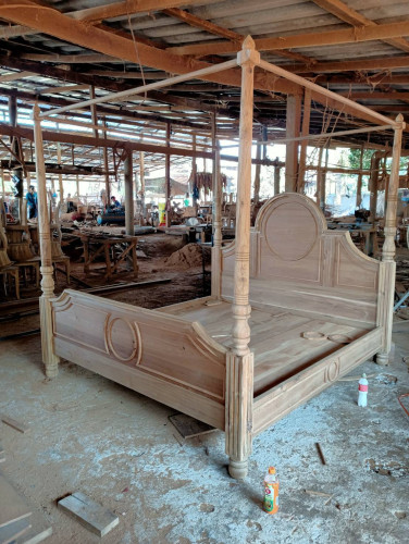 เตียงนอนไม้สักมีเสามีหลายขนาดให้เลือก _Copy_Copy_Copy_Copy_Copy 1