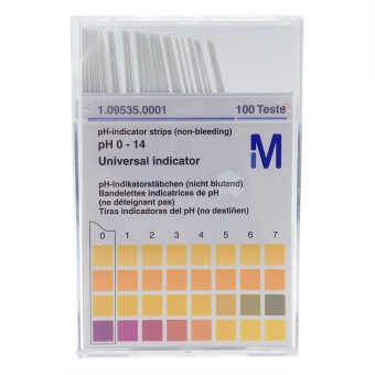 กระดาษลิตมัส (Litmus Paper) วัดค่ากรดด่าง หรือ pH ยี่ห้อ Merck ผลิตในเยอรมัน Made in Germany