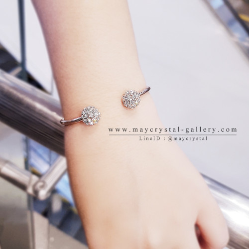 กำไลข้อมือ คริสตัลแบรนด์แท้ จากประเทศออสเตรีย (Embellished with Crystals from Austria)