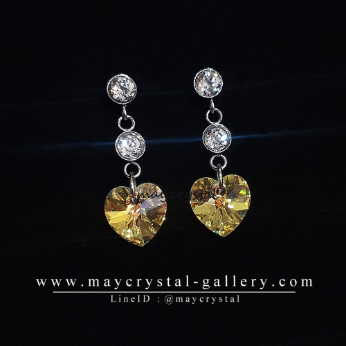 ต่างหูคริสตัลแบรนด์แท้, คริสตัล Swa จากประเทศออสเตรีย (Embellished with Crystals from Austria)