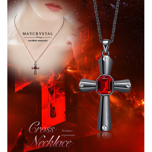 สร้อยคอคริสตัลแบรนด์แท้ จากประเทศออสเตรีย (Embellished with Crystals from Austria) 1