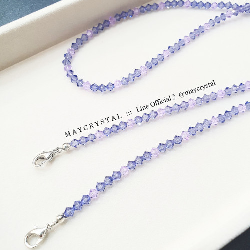 สายคล้องแมส คริสตัลแบรนด์แท้, คริสตัล Swa จากประเทศออสเตรีย (Embellished with Crystals from Austria)