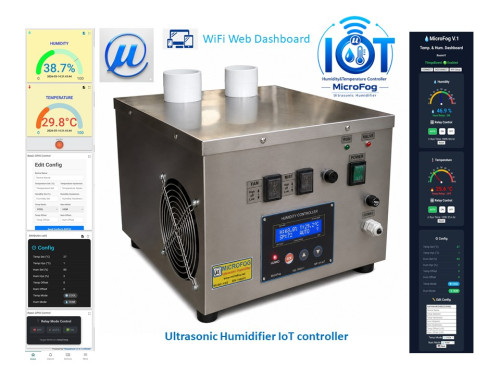 รุ่นH312H IOT เครื่องทำหมอก เครื่องทำความชื้น Ultrasonic Humidifier (มีเครื่องควบคุมความชื้นIoT)