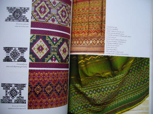ลวดลายและสีสันบนผ้าทอพื้นเมือง 1