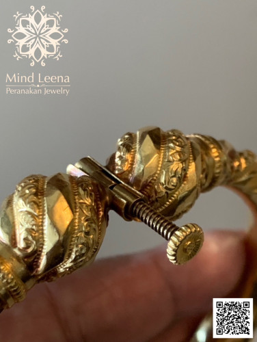 กำไลข้อเท้าทองโบราณ อายุร้อยกว่าปี 1