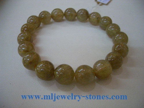 สร้อยข้อมือไหมทอง 10-11 มิล เกรดAA