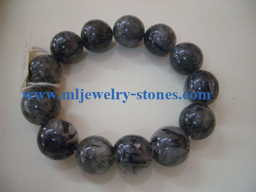 สร้อยข้อมือไหมดำขนาด 15 มิล