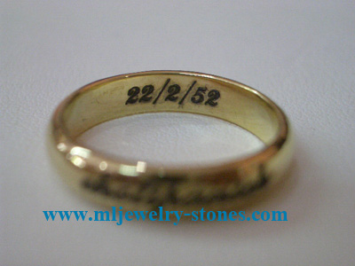 แหวนทองสลักชื่อยิงเลเซอร์,แหวนทองแกะสลักชื่อด้วยเลเซอร์ 23
