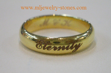 แหวนทองยิงเลเซอร์สลักชื่อ Eternity,แหวนทองแกะสลักชื่อด้วยเลเซอร์ Eternity