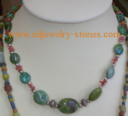 สร้อยคอเทอร์ควอยส์แท้