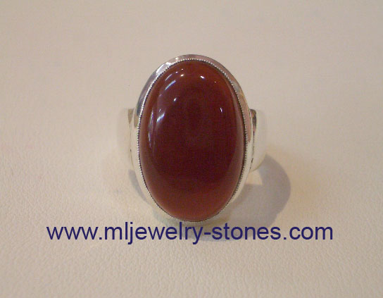 แหวนอาเกตตัวเรือนเงิน 4