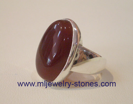 แหวนอาเกตตัวเรือนเงิน 5