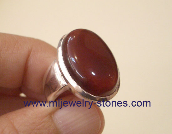 แหวนอาเกตตัวเรือนเงิน 6