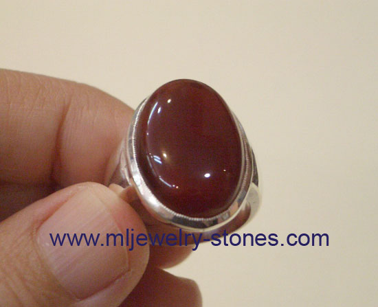 แหวนอาเกตตัวเรือนเงิน 7