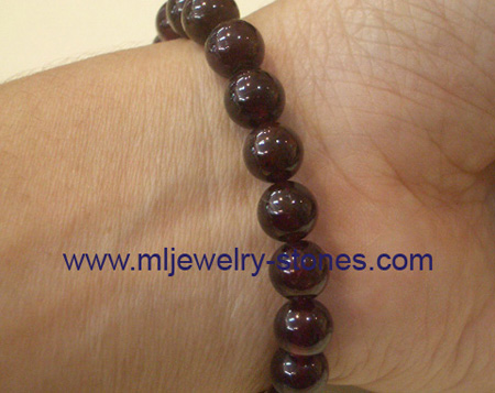 สร้อยข้อมือโกเมน 6