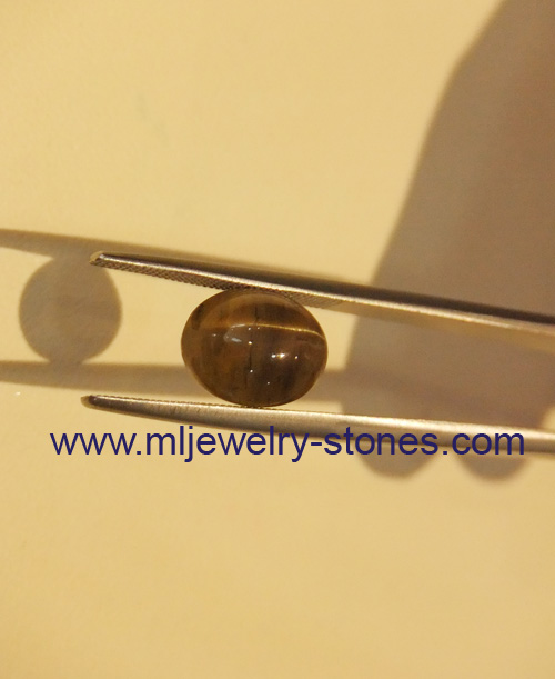 พลอยตาแมว ทัวร์มาลีน 5.73 กะรัต (มีใบเซอร์) 6