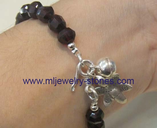 สร้อยข้อมือโกเมน 6