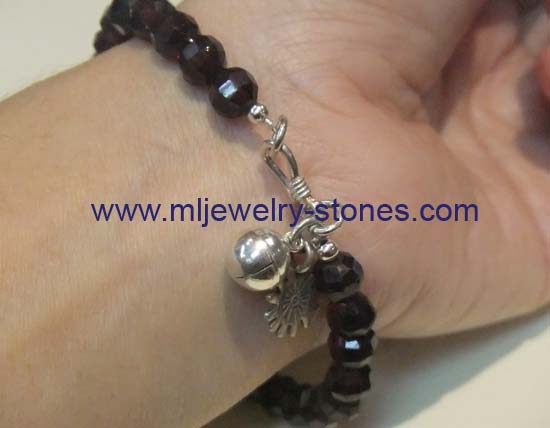 สร้อยข้อมือโกเมน 5